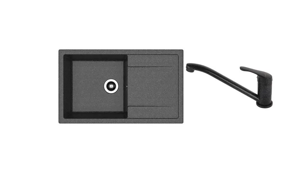 НАБОР раковины Dr Gans Techno 860 + SanDonna F 1066 чёрный