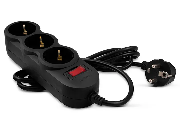 Prelungitor electric SVEN SF-03L, 3 Prize, 5m, Negru