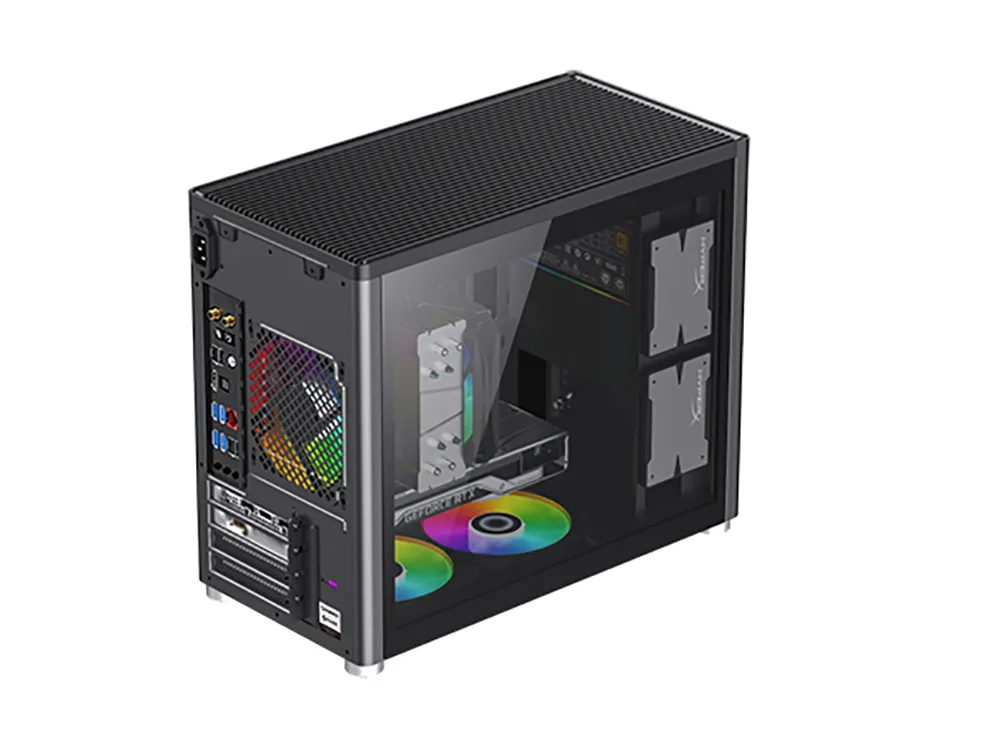 Carcasă PC Gamemax SPARK, Mini-Tower, ATX, Negru