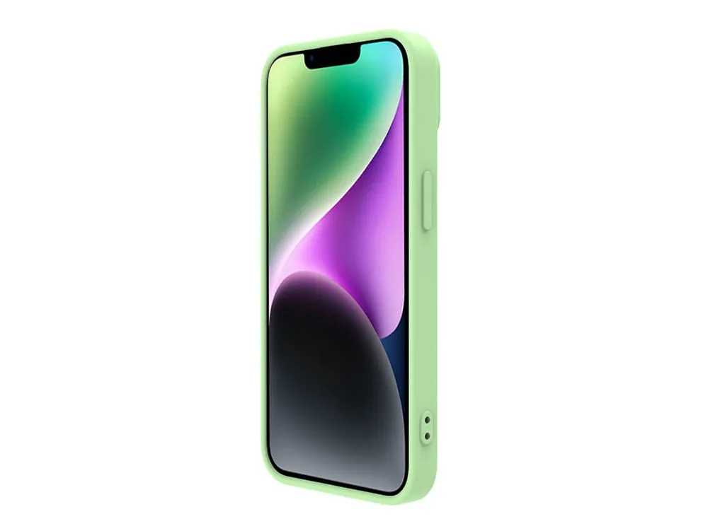 Nillkin Apple iPhone 14, CamShield Silky Silicone Case, Mint Green