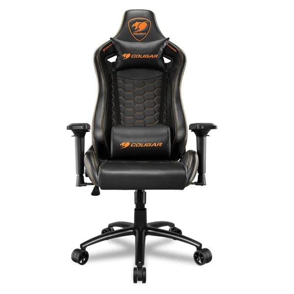 Scaun Gaming Cougar Outrider S, PU Piele, Portocaliu