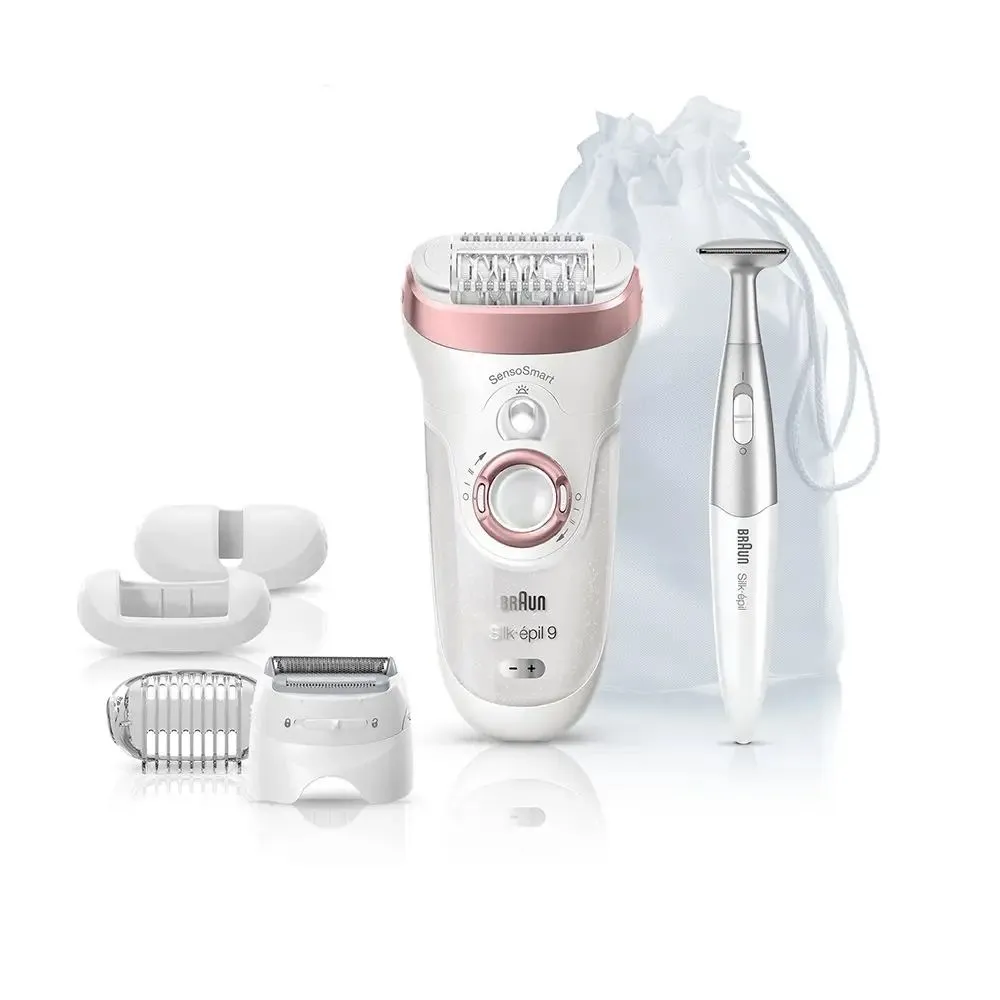 Эпилятор BRAUN SES9890, Белый/Розовый