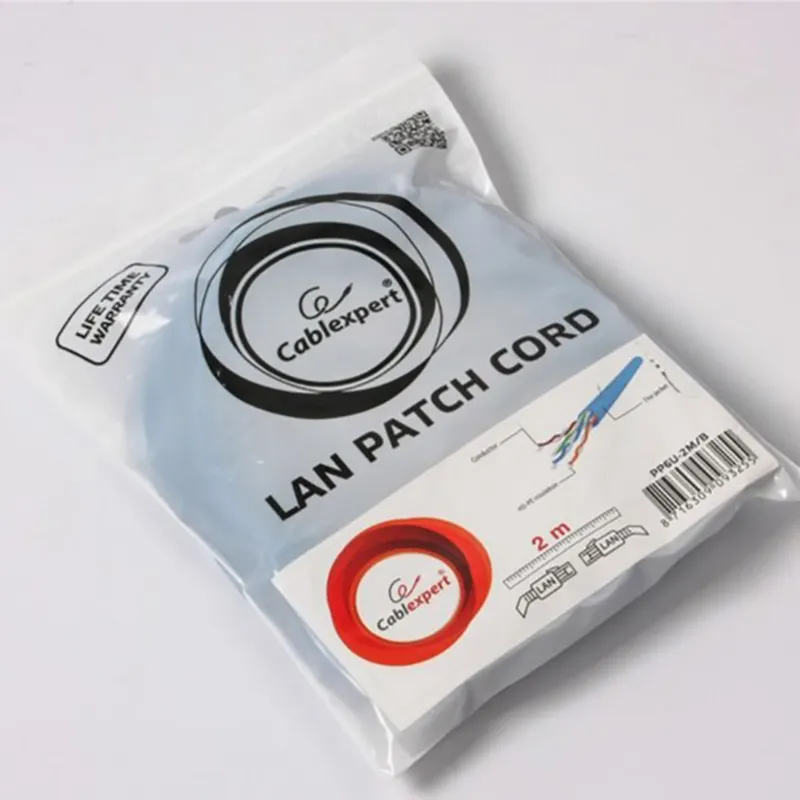 Patch cord Cablexpert PP6U-2M/B, Cat6 UTP, 2m, Albastru