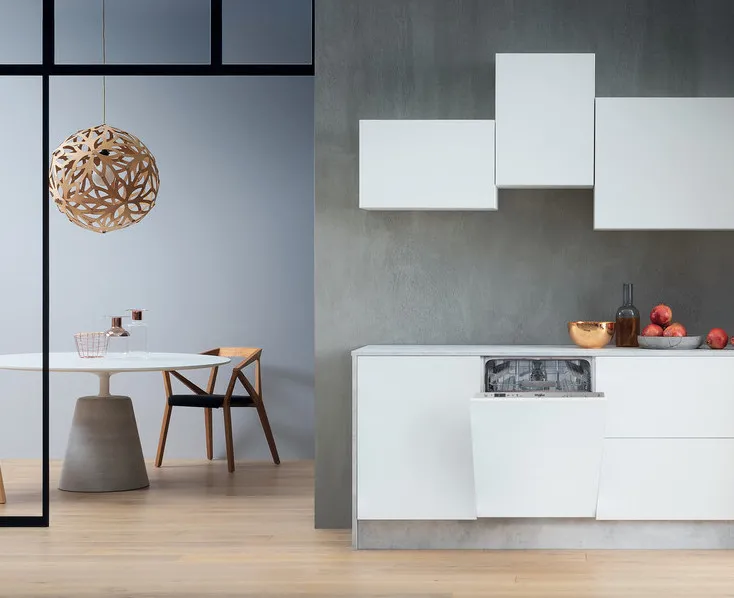 Mașină de spălat vase Whirlpool WSIC 3M17, Argintiu