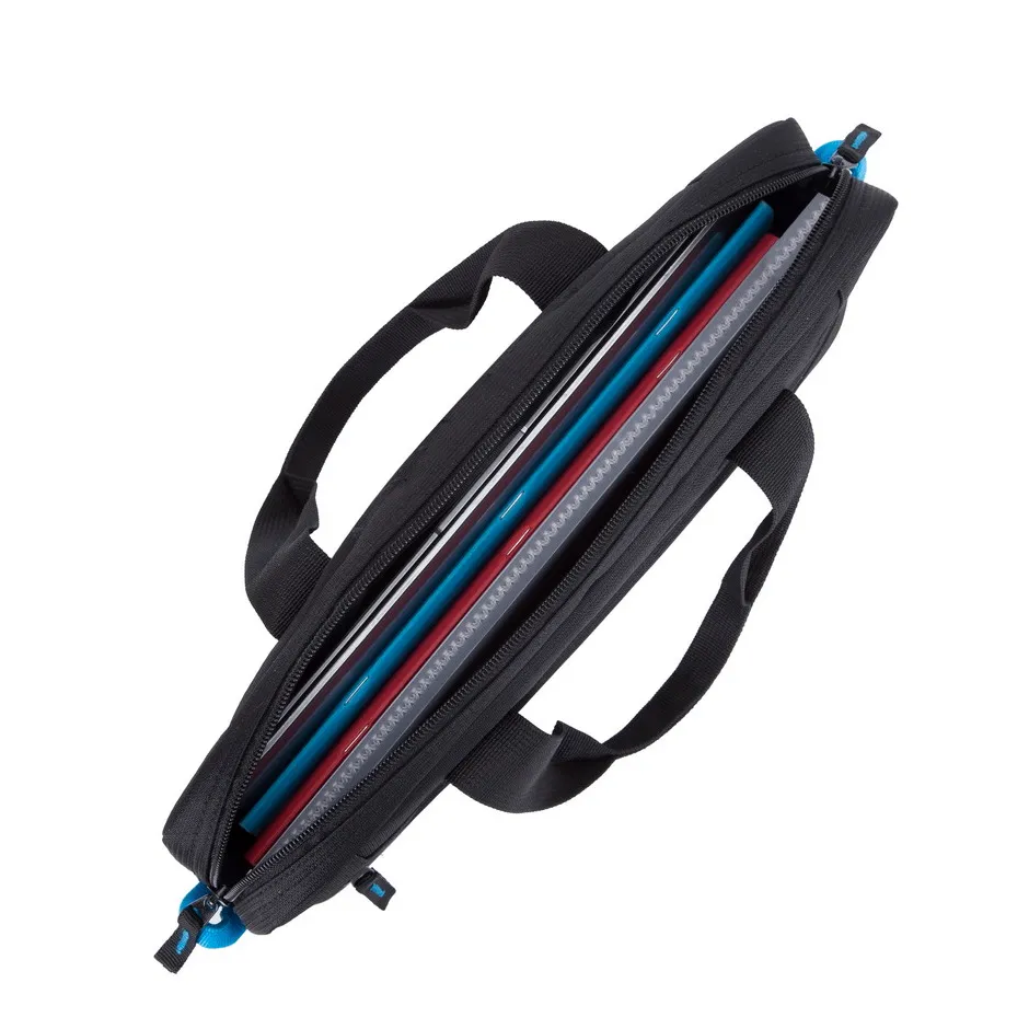Geantă pentru Laptop RivaCase Regent, 15.6", Poliester, Negru