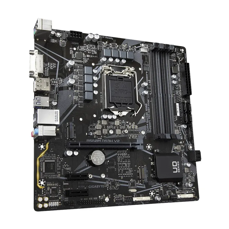 Материнская плата Gigabyte B560M DS3H V2, LGA1200, Intel B560, Micro-ATX