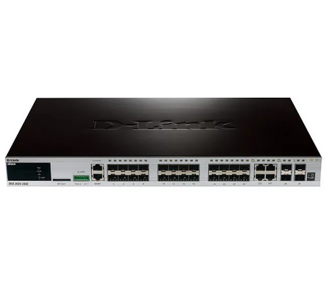 Сетевой коммутатор D-Link DGS-3620-28SC, 4x 10/100/1000 Мбит/с, 24x SFP