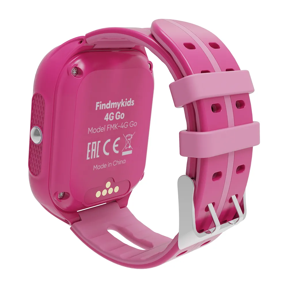 Ceas pentru copii Elari Findmykids Go, Roz