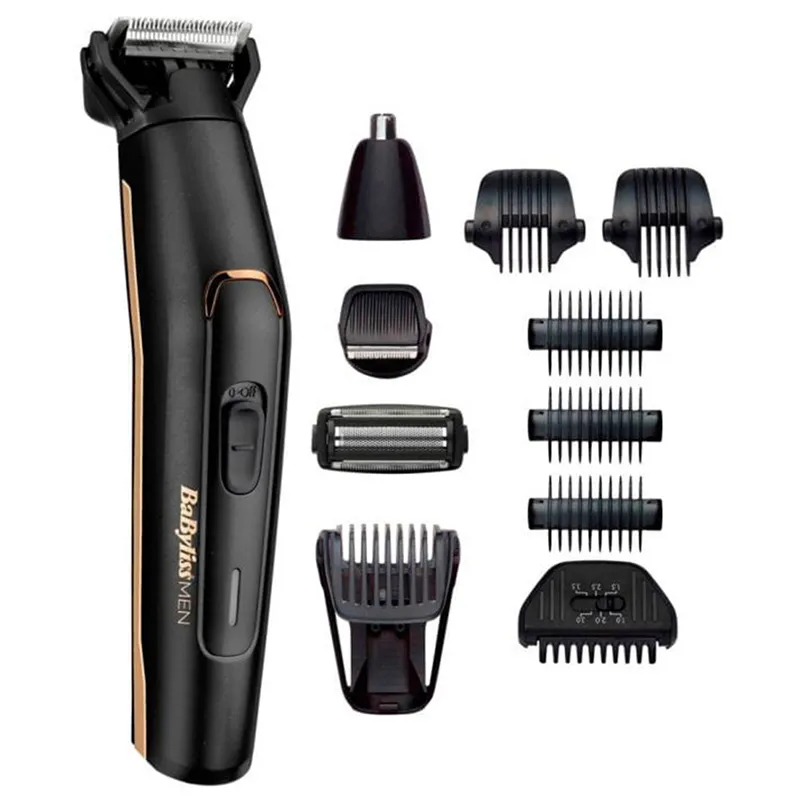 Trimmer pentru bărbați BaByliss 11-in-1 Carbon Titanium Multi Trimmer MT860E, Negru