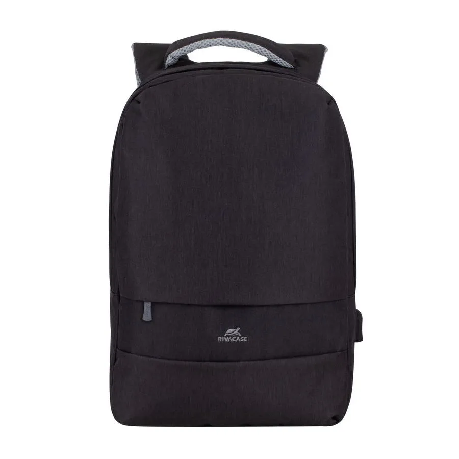 Rucsac pentru Laptop RivaCase Prater, 15.6", Poliester, Negru
