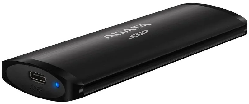 .512GB ADATA Portable SSD SE760 Black, USB-C 3.1 (122x44x14mm, 95g, R/W:1000/800MB/s)