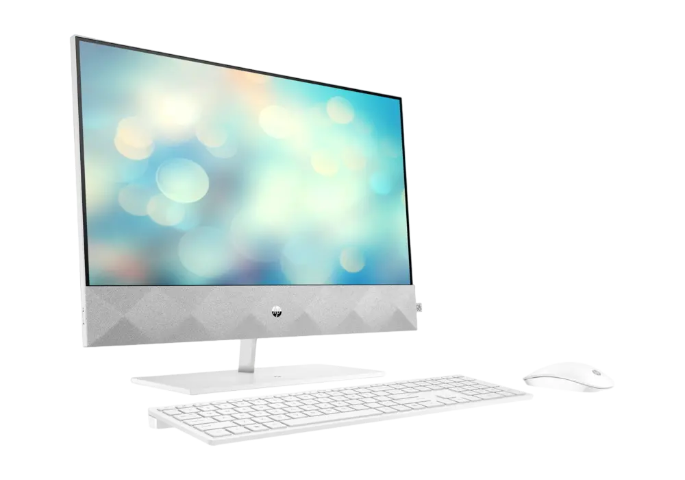 Computer All-in-One HP Pavilion 27, 27", Intel Core i5-11500T, 8GB/512GB, Windows 11 Home, Alb