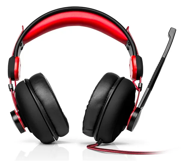 Căști gaming SVEN AP-G777MV, Cu fir, Negru/Roșu