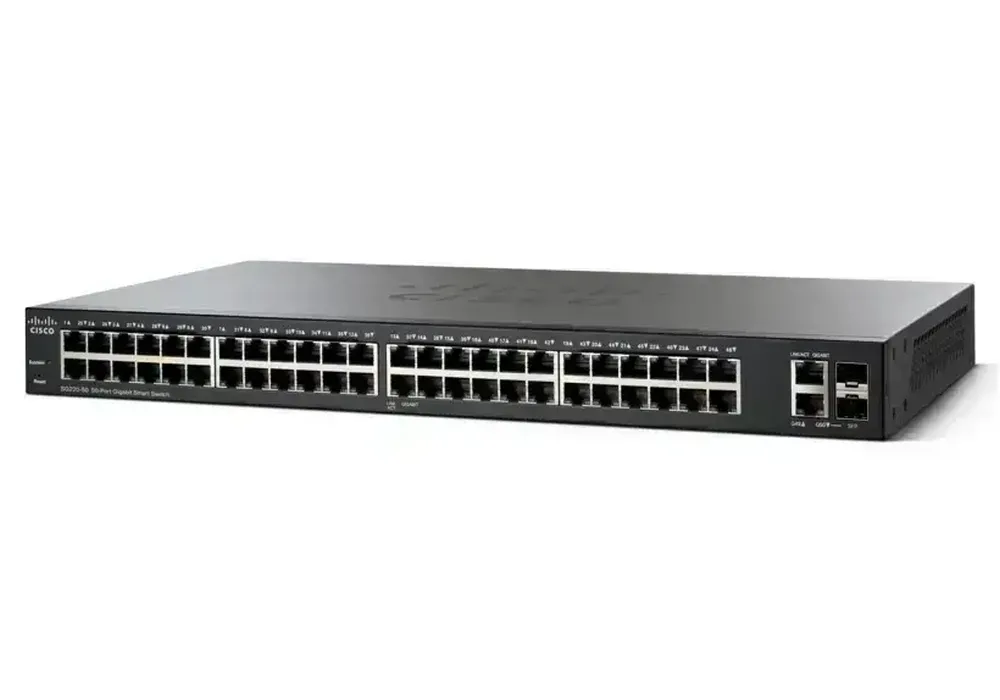 Сетевой коммутатор Cisco SG250-50, 48x 10/100/1000 Мбит/с, 2x SFP