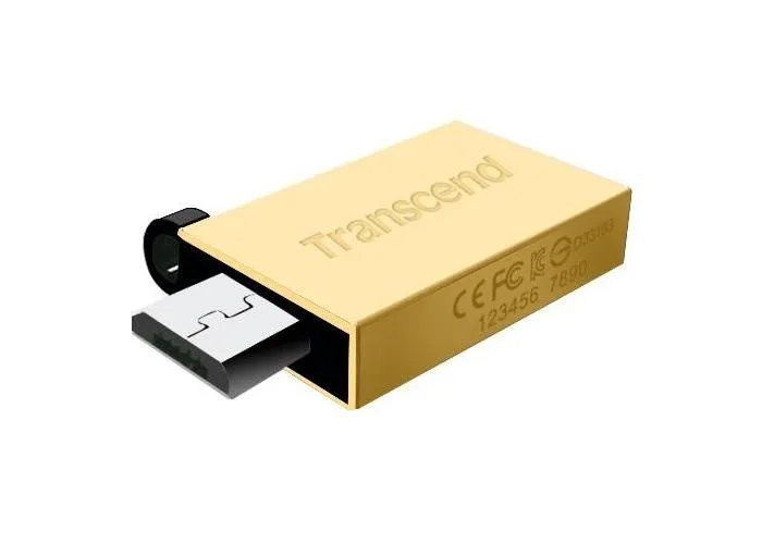 USB Flash накопитель Transcend JetFlash 380, 64Гб, Золотой