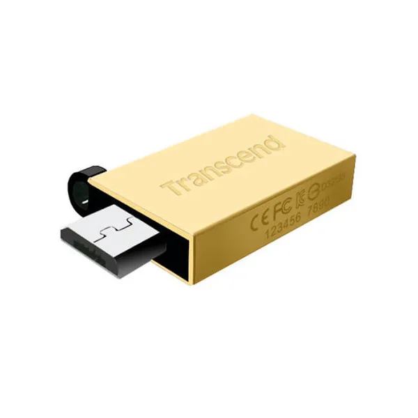 USB Flash накопитель Transcend JetFlash 380, 64Гб, Золотой