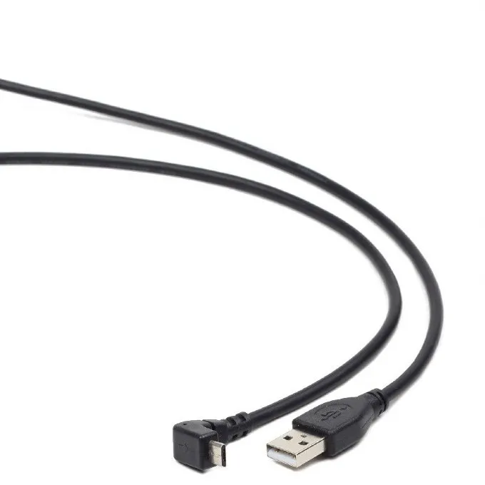 Cablu încărcare și sincronizare Cablexpert CCP-mUSB2-AMBM90-6, USB Type-A/micro-USB, 1,8m, Negru