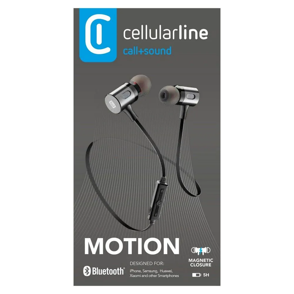Наушники Cellularline Motion, Чёрный
