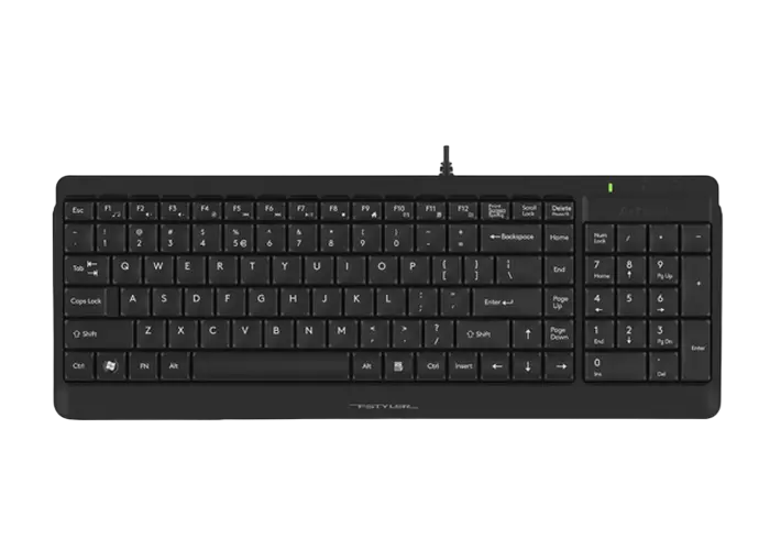 Клавиатура A4Tech FK15, Проводное, Чёрный