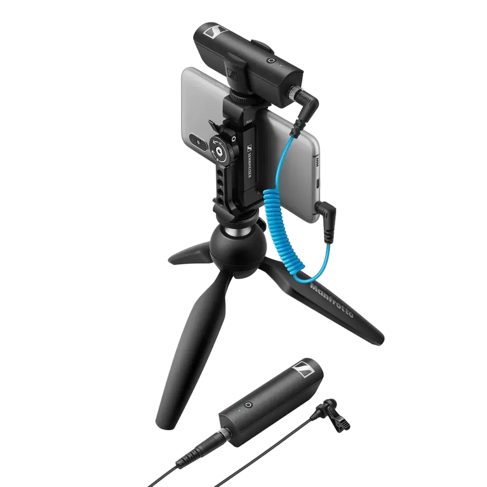 Портативный записывающий микрофон Sennheiser XSW-D, Проводной аналоговый, Чёрный