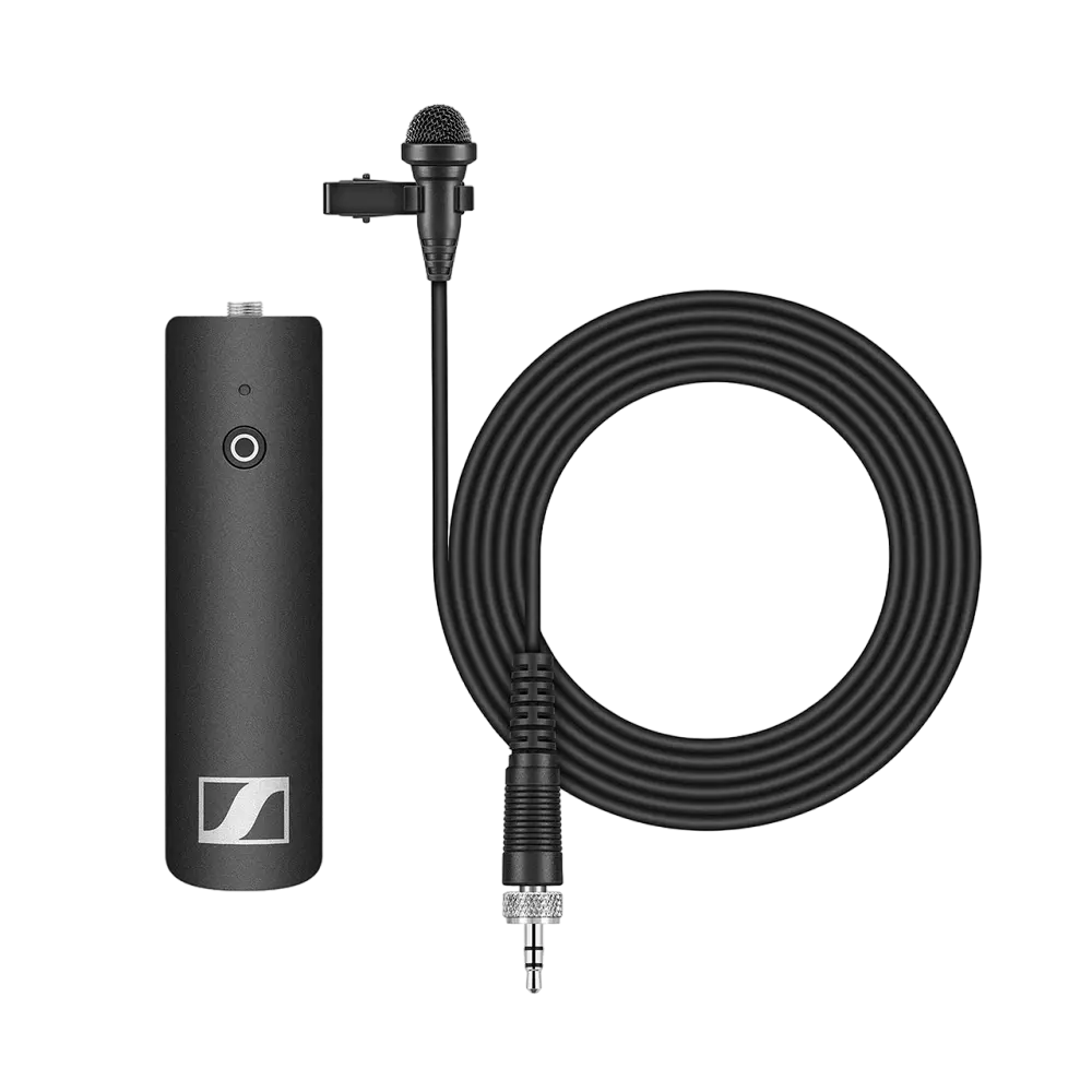 Портативный записывающий микрофон Sennheiser XSW-D, Проводной аналоговый, Чёрный