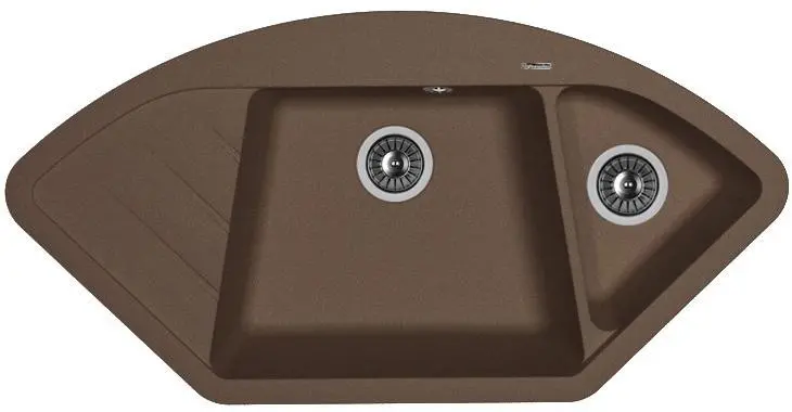 Кухонная мойка из кварца Florentina-VESTA Moka
