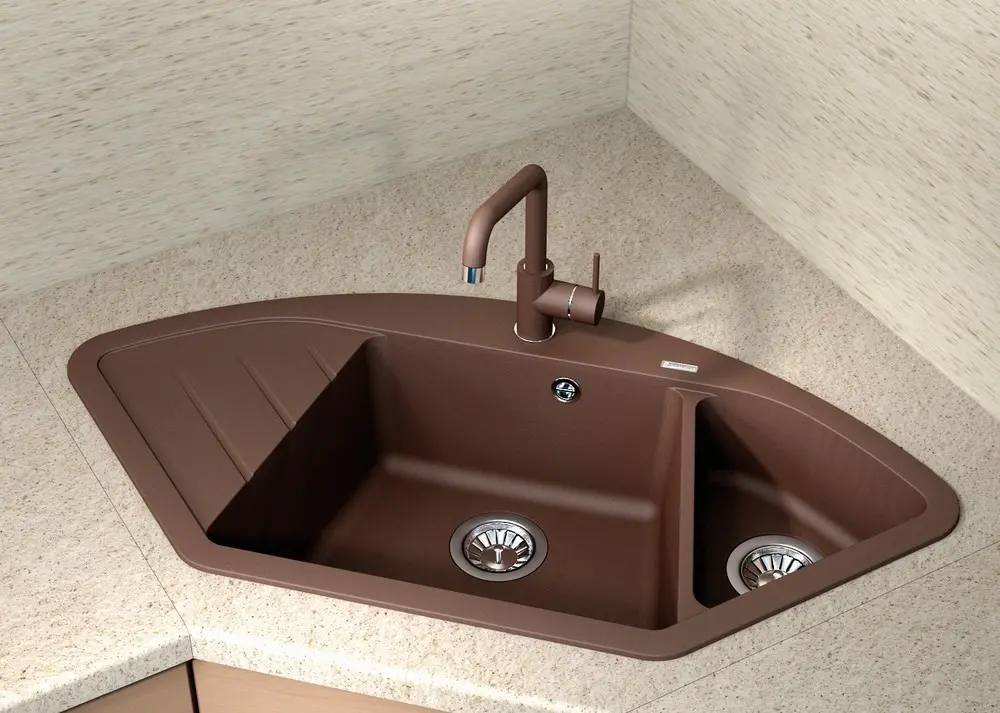Кухонная мойка из кварца Florentina-VESTA Moka
