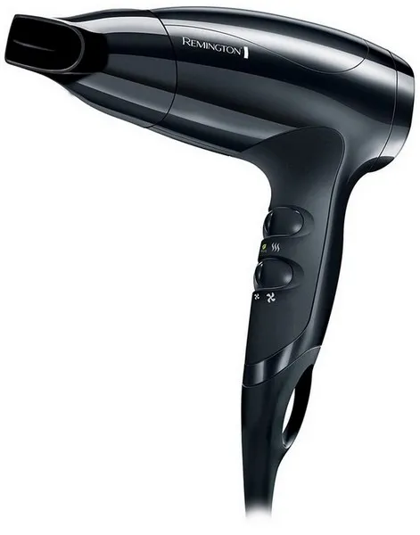 Компактный фен Remington Compact D5000, 1800 Вт, Чёрный