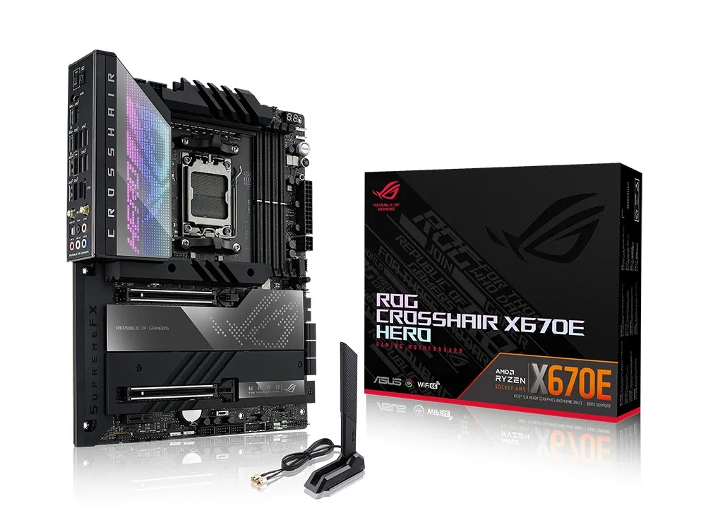 Placă de bază ASUS ROG CROSSHAIR X670E HERO, AM5, AMD X670, ATX
