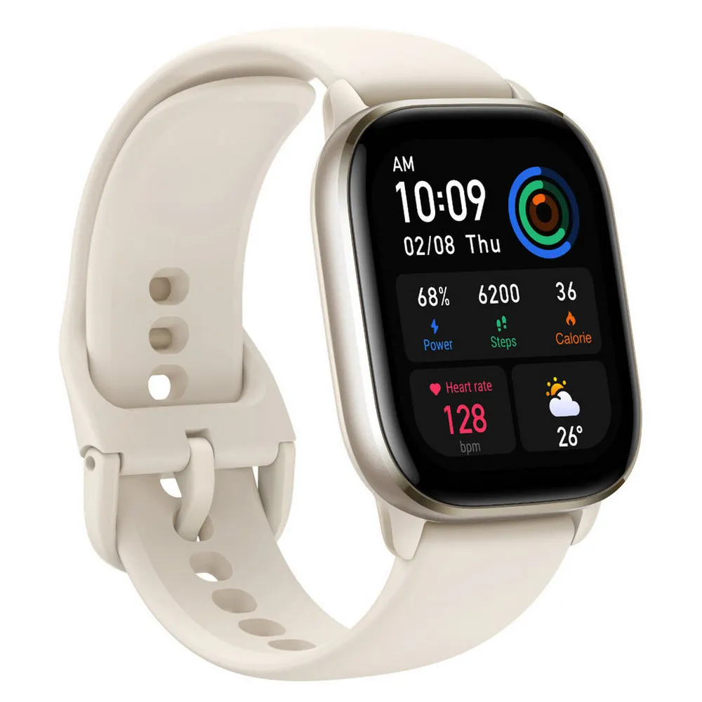 Ceas inteligent Xiaomi Amazfit GTS 4 Mini, 42mm, Moonlight White