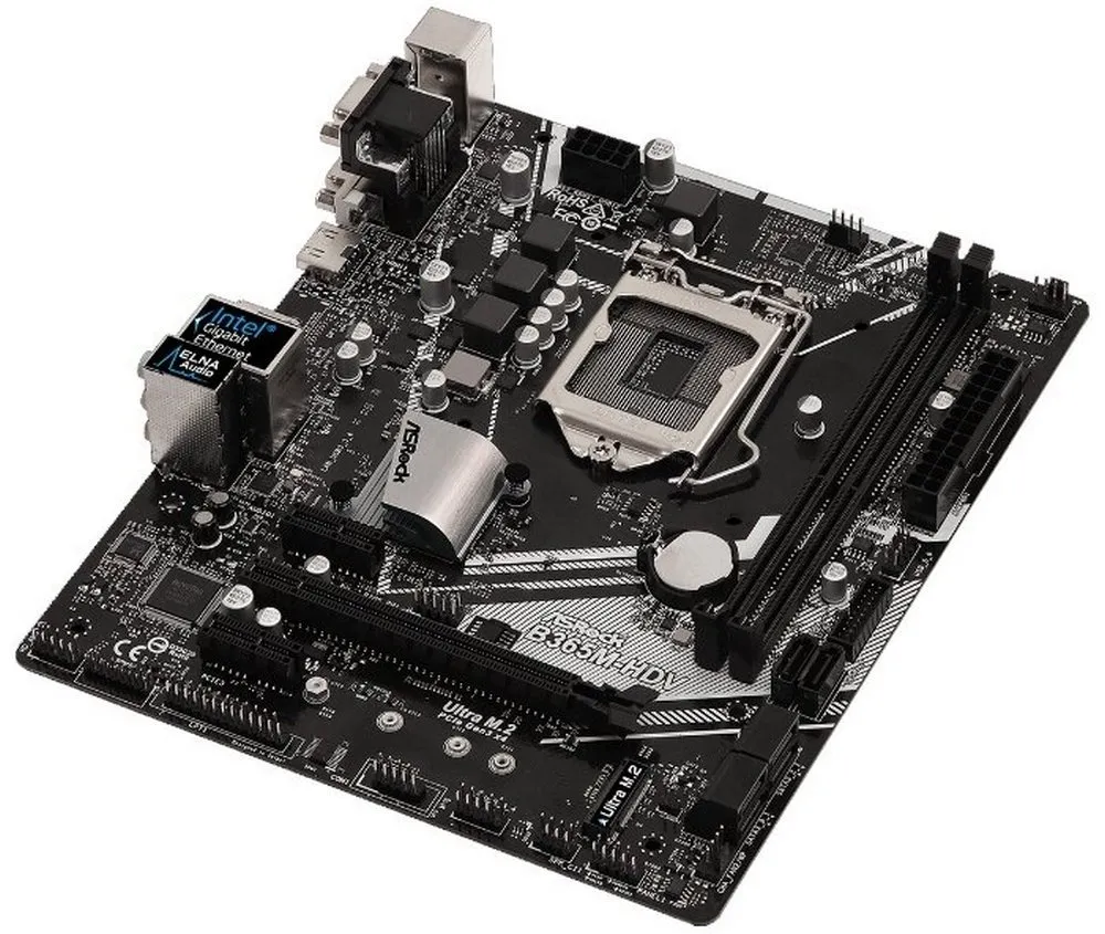 Материнская плата ASRock B365M-HDV, LGA1151, Intel B365, Micro-ATX