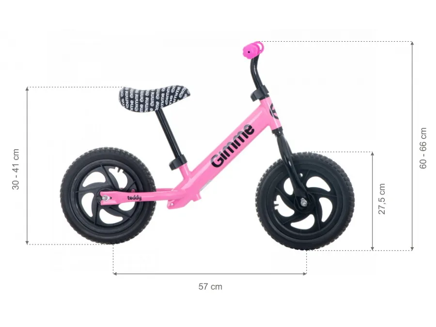 Bicicletă Gimme Teddy, Roz