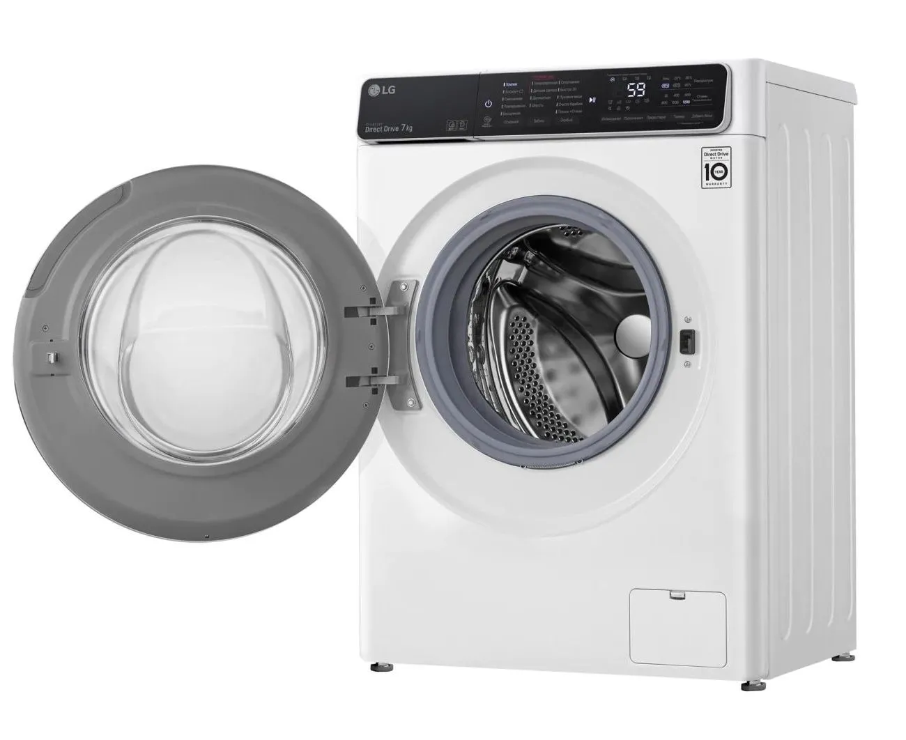 Mașină de spălat LG F2T3HS0W, 7kg, Alb