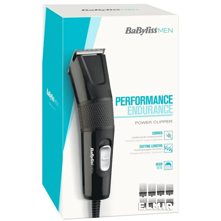 Машинка для стрижки BaByliss E756E, Чёрный