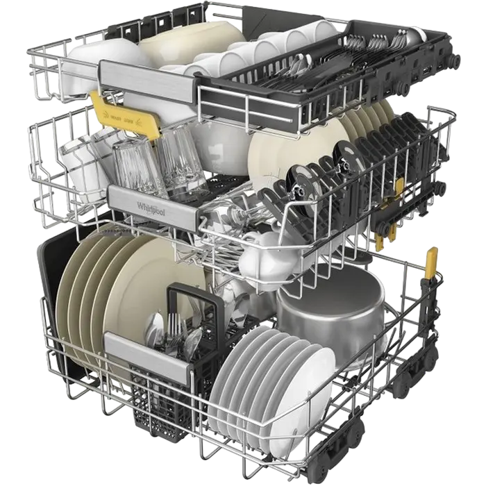 Mașină de spălat vase Whirlpool W8I HP42L, Negru