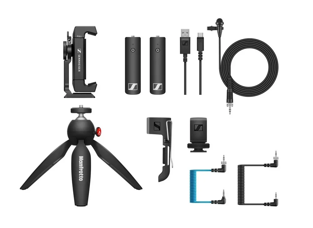 Портативный записывающий микрофон Sennheiser XSW-D, Проводной аналоговый, Чёрный