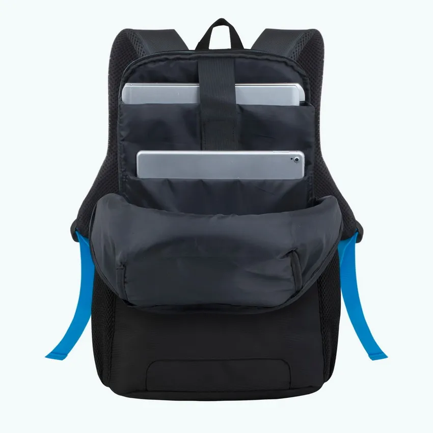 Rucsac pentru Laptop RivaCase Regent, 15.6", Poliester, Negru
