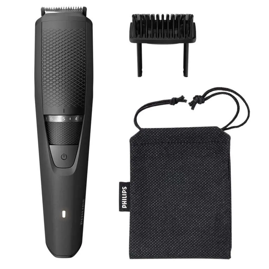 Trimmer pentru bărbați Philips Beardtrimmer Series 3000 BT3226/14, Negru