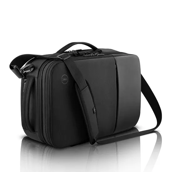 Rucsac pentru Laptop DELL Pro Hybrid Briefcase, 15.6", Poliester, Negru