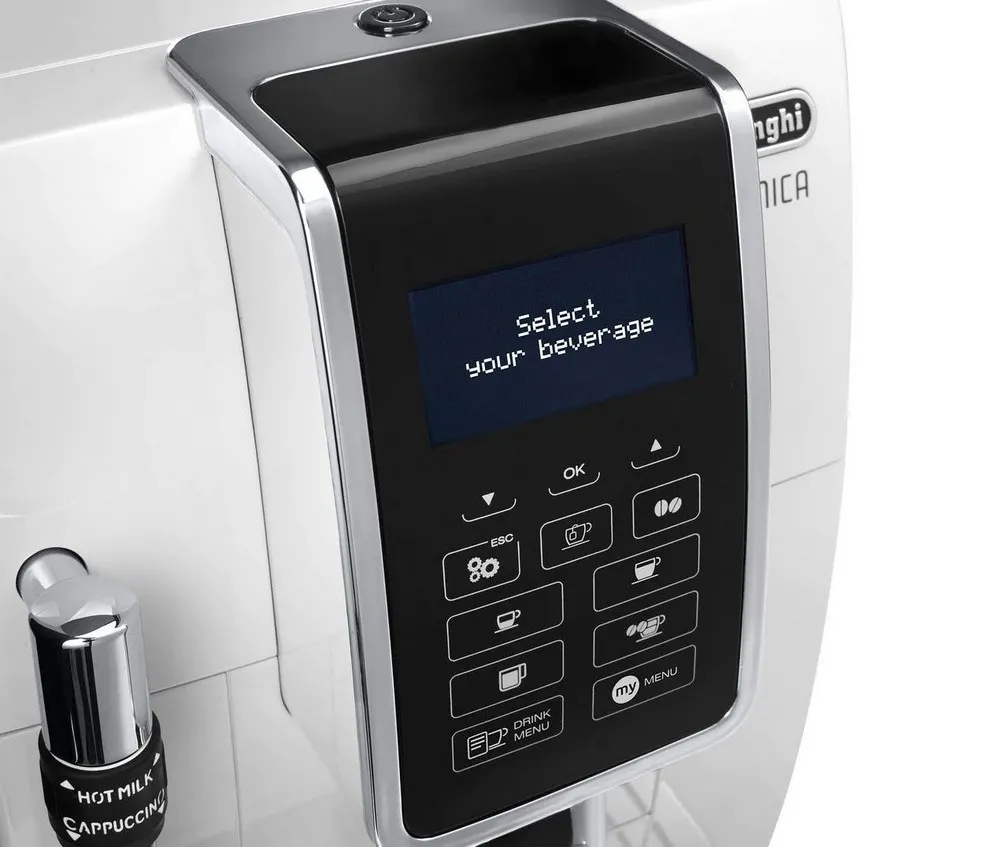 Espressor automat De'Longhi ECAM350.35W, Alb