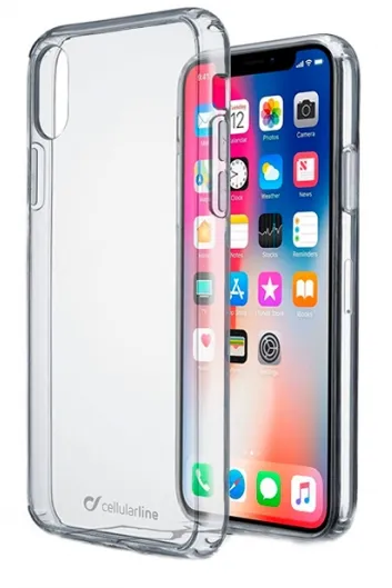 Чехол Cellularline Clear Duo - iPhone XS/X, Прозрачный