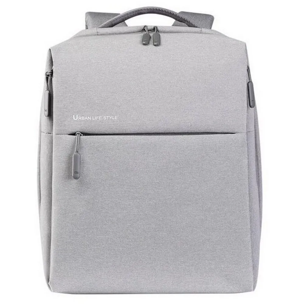 Rucsac pentru Laptop Xiaomi Mi City 2, 15.6", Poliester, Gri deschis