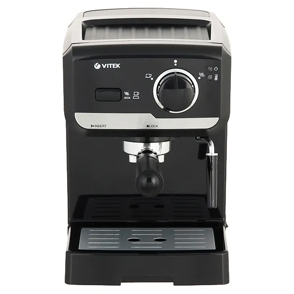 Espressor manual VITEK VT-1502, 1050W, Negru