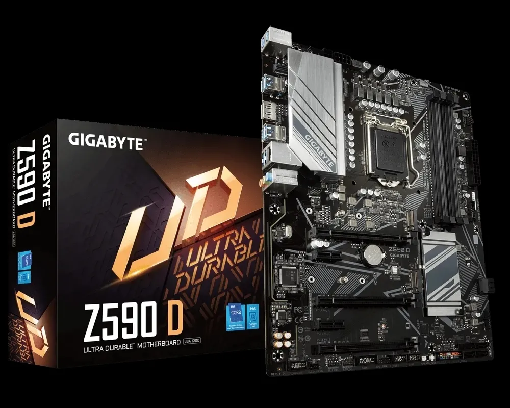 Материнская плата Gigabyte Z590 D, LGA1200, Intel Z590, ATX