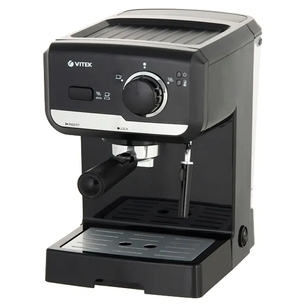 Espressor manual VITEK VT-1502, 1050W, Negru