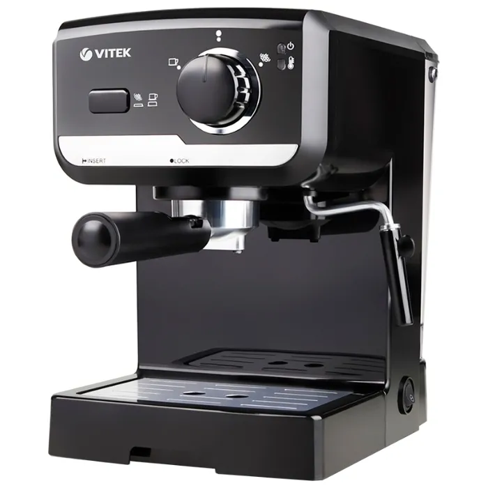 Espressor manual VITEK VT-1502, 1050W, Negru