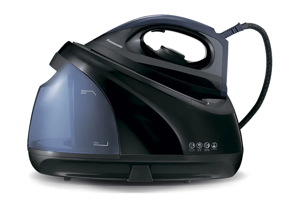 Утюг с парогенератором Panasonic NI-GT200ATW, 2400Вт, Черный/Синий