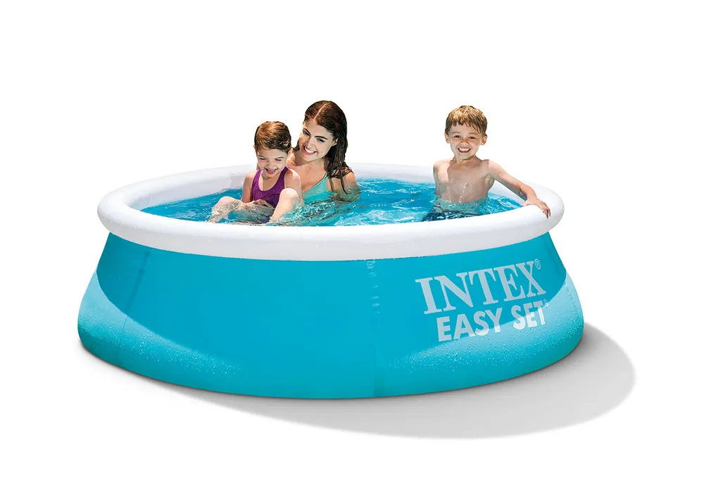 Piscină gonflabilă Intex Easy Set, 886L, Albastru deschis, 28101