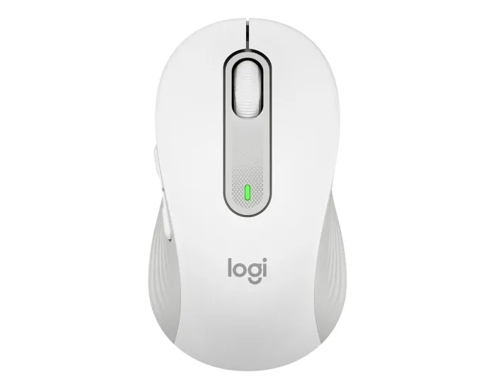 Wireless Mouse Logitech M650 Signature, Optical, 400-4000 dpi, 5 buttons, 1xAA, 2.4GHz/BT, White