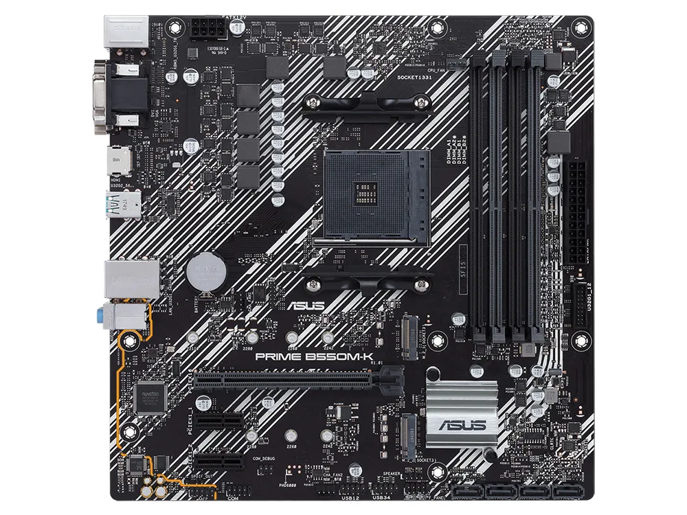 Материнская плата ASUS PRIME B550M-K, AM4, AMD B550, Micro-ATX
